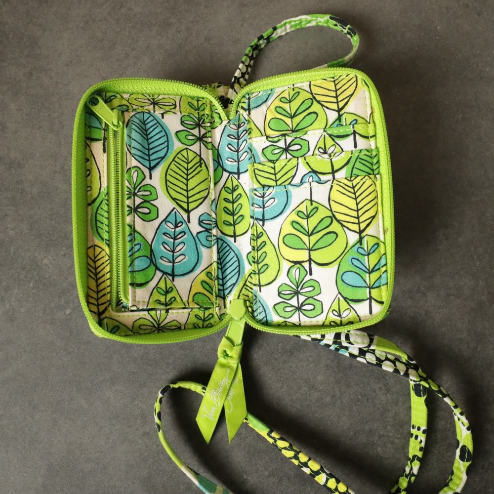 Vera Bradley Wristlet Wallet Zip Around Accordion Organizer Travel - Picture 5 of 5